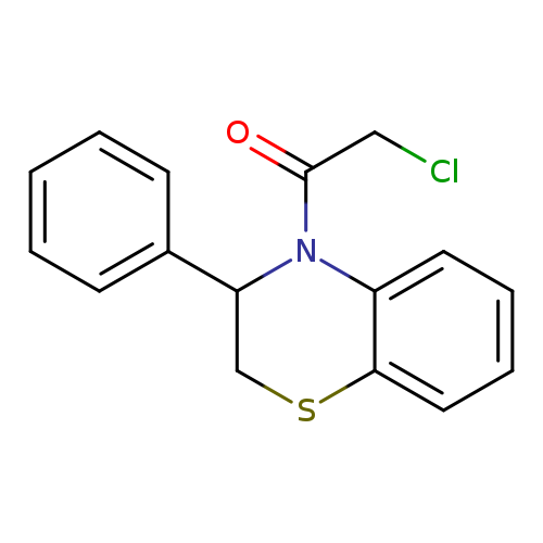 ClCC(=O)N1C(CSc2c1cccc2)c1ccccc1