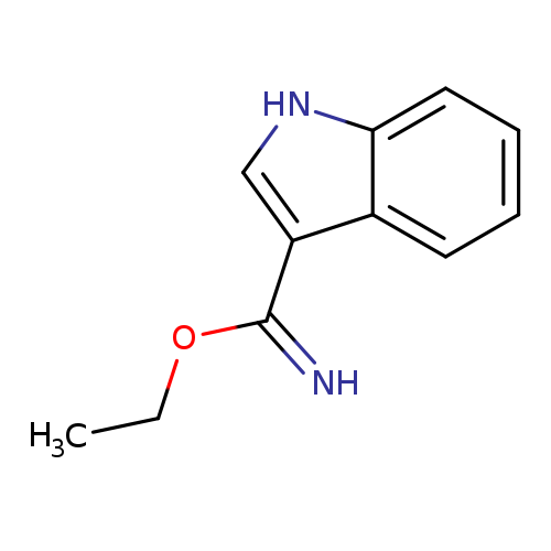 CCOC(=N)c1c[nH]c2c1cccc2
