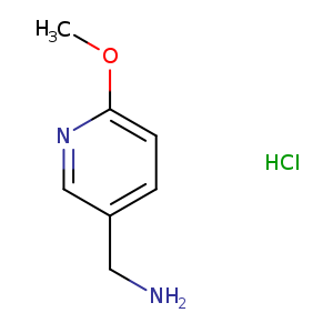 NCc1ccc(nc1)OC.Cl