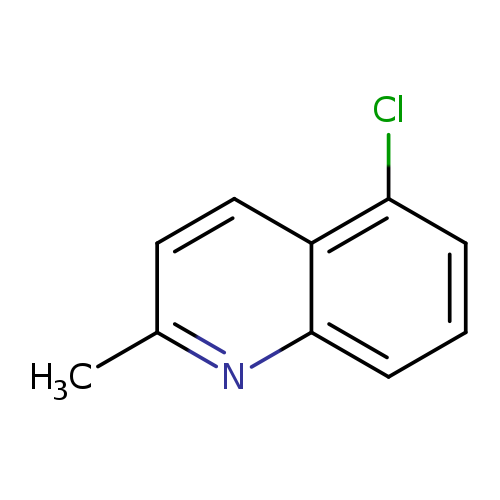 Cc1ccc2c(n1)cccc2Cl