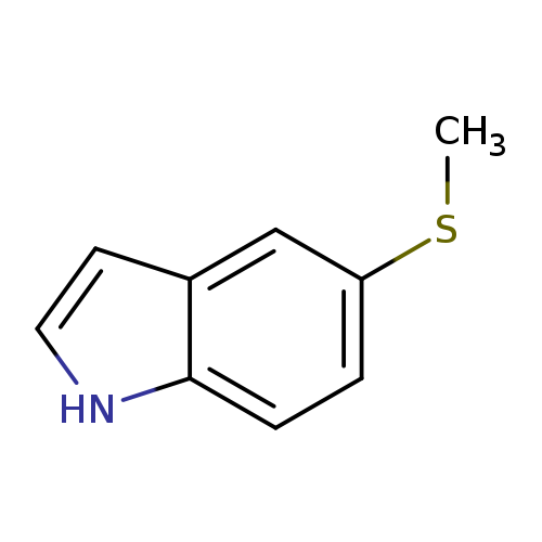 CSc1ccc2c(c1)cc[nH]2