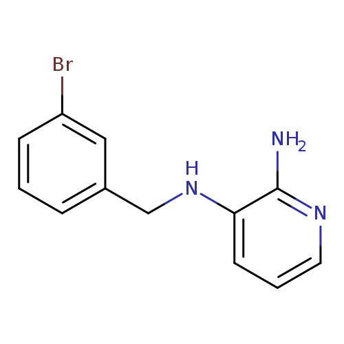 Brc1cccc(c1)CNc1cccnc1N