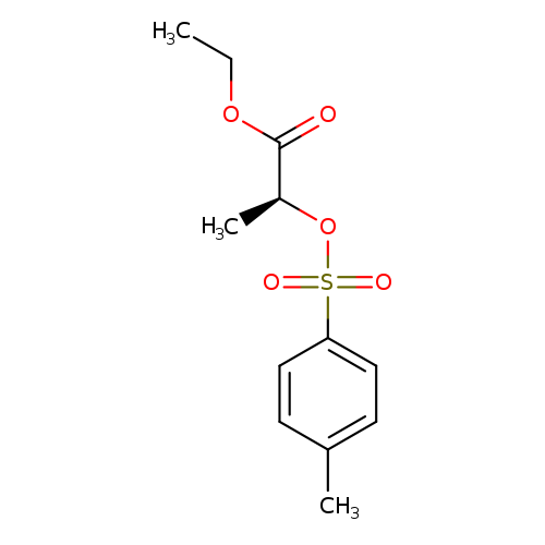 CCOC(=O)[C@@H](OS(=O)(=O)c1ccc(cc1)C)C