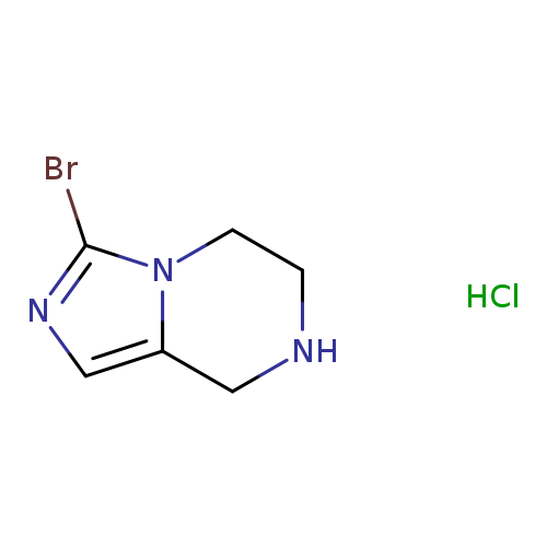 Brc1ncc2n1CCNC2.Cl