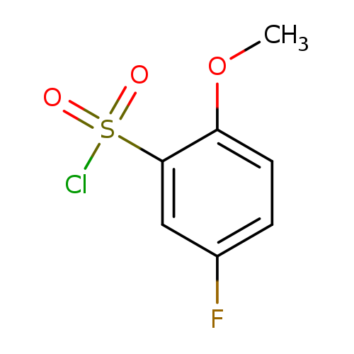 COc1ccc(cc1S(=O)(=O)Cl)F