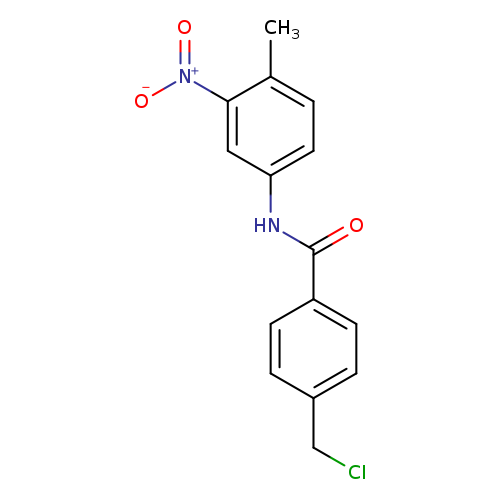 ClCc1ccc(cc1)C(=O)Nc1ccc(c(c1)[N+](=O)[O-])C