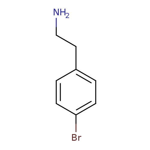 NCCc1ccc(cc1)Br