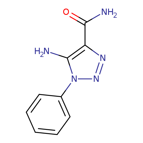 NC(=O)c1nnn(c1N)c1ccccc1