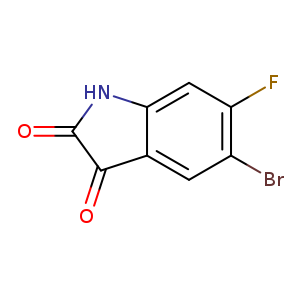 O=C1Nc2c(C1=O)cc(c(c2)F)Br