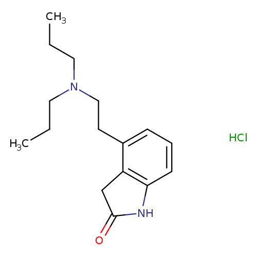 CCCN(CCC)CCc1cccc2c1CC(=O)N2.Cl