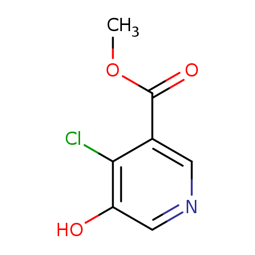 COC(=O)c1cncc(c1Cl)O