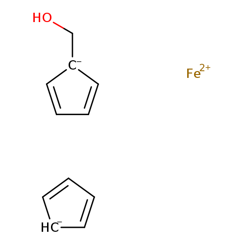 [CH-]1C=CC=C1.OC[C-]1C=CC=C1.[Fe+2]