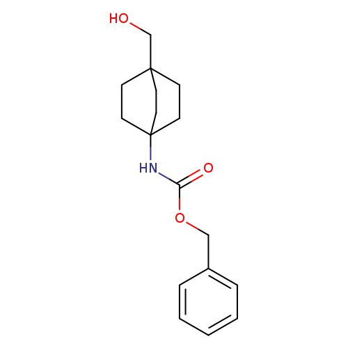 OCC12CCC(CC1)(CC2)NC(=O)OCc1ccccc1