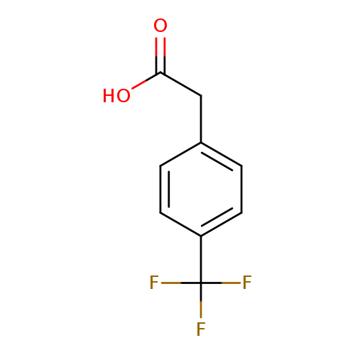 OC(=O)Cc1ccc(cc1)C(F)(F)F