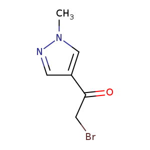 BrCC(=O)c1cnn(c1)C