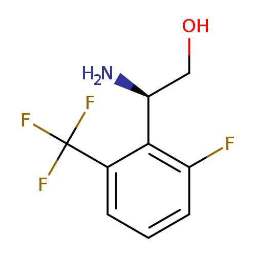 OC[C@@H](c1c(F)cccc1C(F)(F)F)N