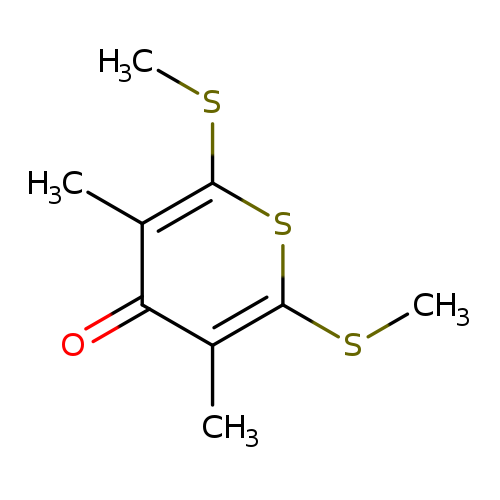 CSc1sc(SC)c(c(=O)c1C)C