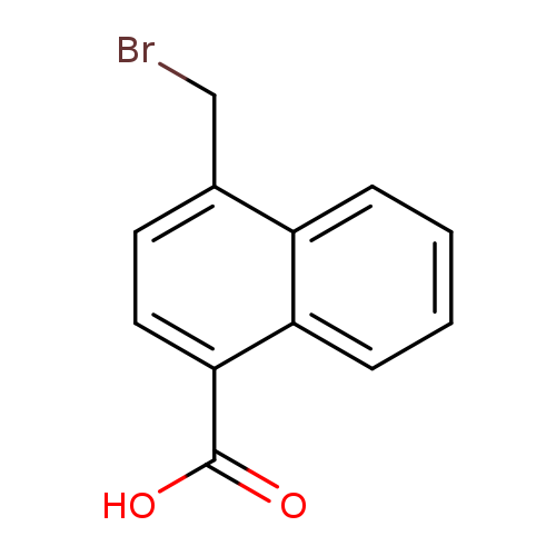 BrCc1ccc(c2c1cccc2)C(=O)O