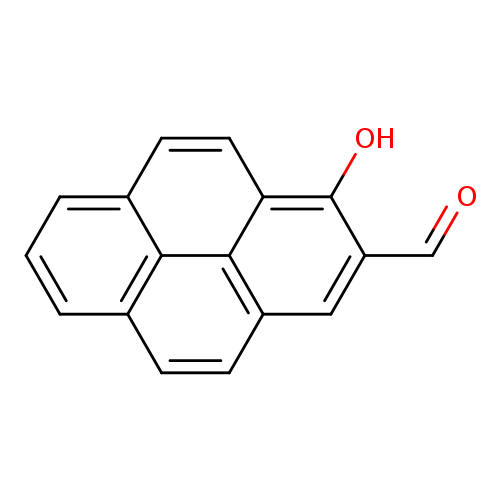 O=Cc1cc2ccc3c4c2c(c1O)ccc4ccc3