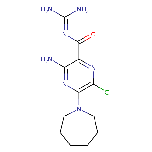 NC(=NC(=O)c1nc(Cl)c(nc1N)N1CCCCCC1)N