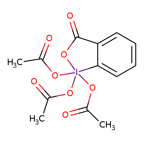 CC(=O)O[I]1(OC(=O)C)(OC(=O)C)OC(=O)c2c1cccc2