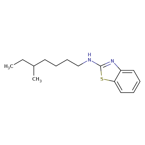 CCC(CCCCNc1nc2c(s1)cccc2)C