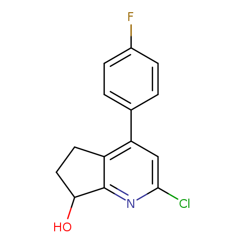 Fc1ccc(cc1)c1cc(Cl)nc2c1CCC2O