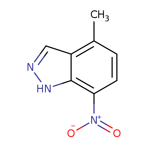 [O-][N+](=O)c1ccc(c2c1[nH]nc2)C