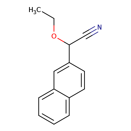 CCOC(c1ccc2c(c1)cccc2)C#N