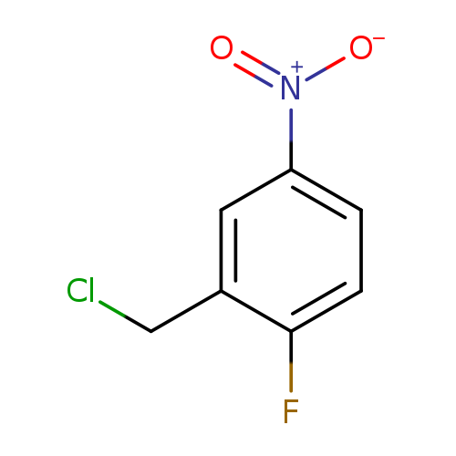 ClCc1cc(ccc1F)[N+](=O)[O-]