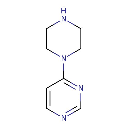 N1CCN(CC1)c1ccncn1