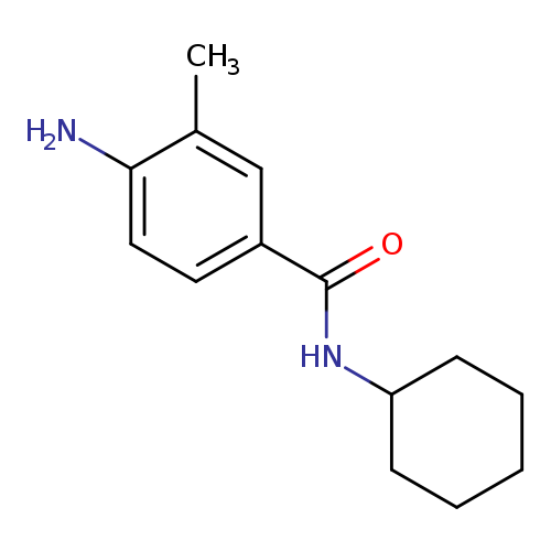 O=C(c1ccc(c(c1)C)N)NC1CCCCC1