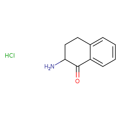 NC1CCc2c(C1=O)cccc2.Cl