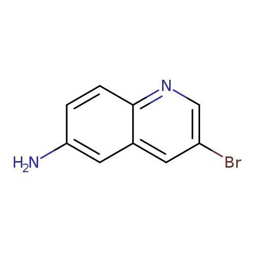 Nc1ccc2c(c1)cc(cn2)Br