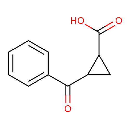 O=C(c1ccccc1)C1CC1C(=O)O