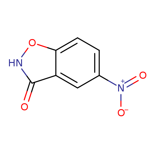 [O-][N+](=O)c1ccc2c(c1)c(=O)[nH]o2