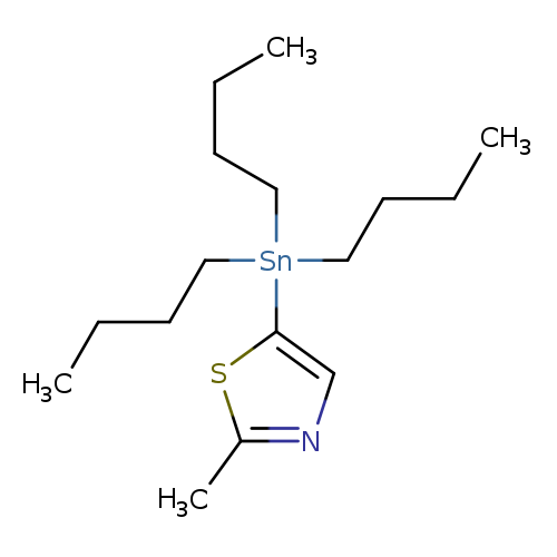 CCCC[Sn](c1cnc(s1)C)(CCCC)CCCC