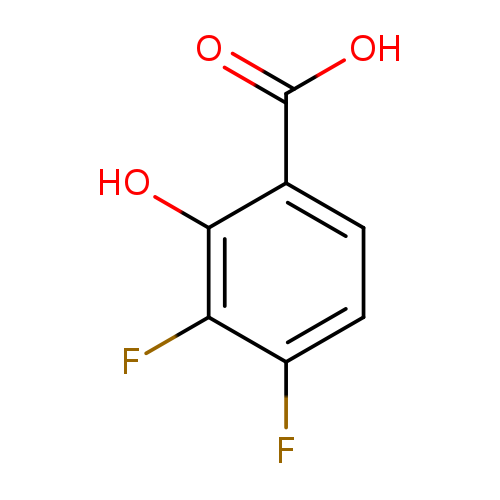 OC(=O)c1ccc(c(c1O)F)F