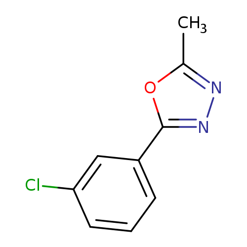 Clc1cccc(c1)c1nnc(o1)C