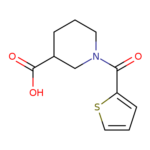OC(=O)C1CCCN(C1)C(=O)c1cccs1