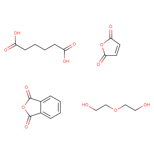 O=C1OC(=O)c2c1cccc2.O=C1C=CC(=O)O1.OC(=O)CCCCC(=O)O.OCCOCCO
