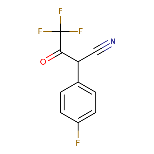 N#CC(C(=O)C(F)(F)F)c1ccc(cc1)F