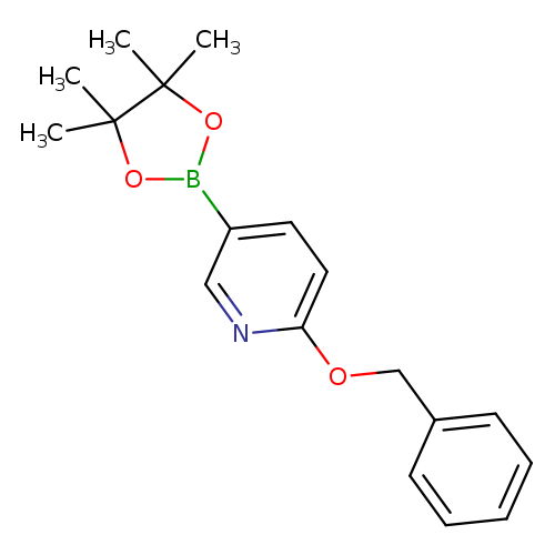 CC1(C)OB(OC1(C)C)c1ccc(nc1)OCc1ccccc1