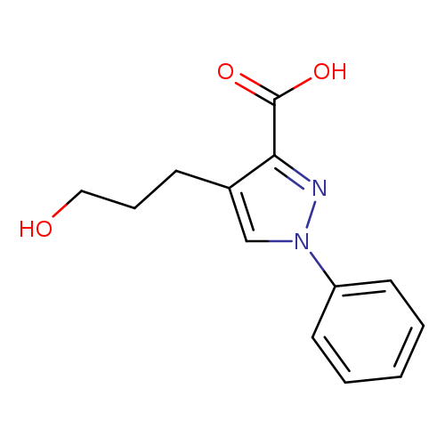 OCCCc1cn(nc1C(=O)O)c1ccccc1