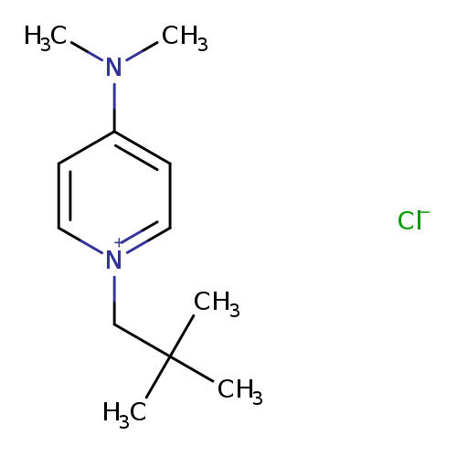 CN(c1cc[n+](cc1)CC(C)(C)C)C.[Cl-]