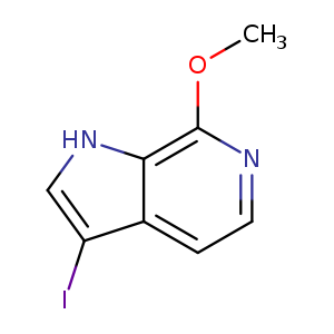 COc1nccc2c1[nH]cc2I