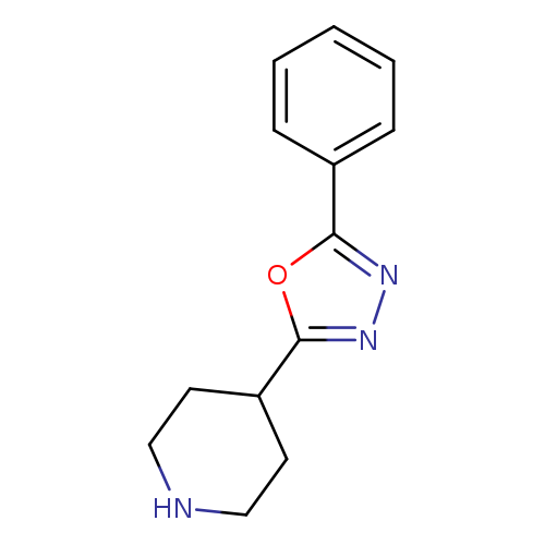 N1CCC(CC1)c1nnc(o1)c1ccccc1