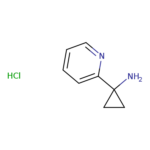 NC1(CC1)c1ccccn1.Cl