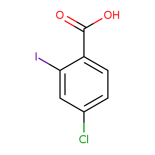 Clc1ccc(c(c1)I)C(=O)O