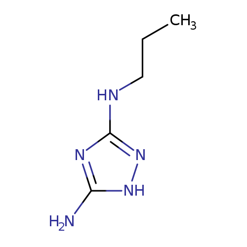 CCCNc1n[nH]c(n1)N